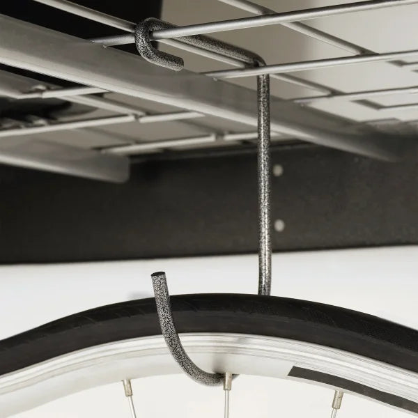 SafeRacks Super Duty 4 ft x 8 ft Overhead Garage Storage Rack and Accessories Kit