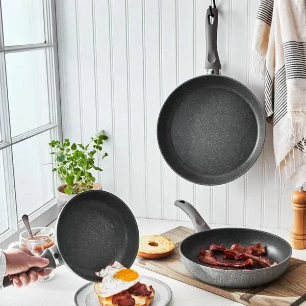 Ballarini Modena by Henckels Forged Aluminum 3-piece Fry Pan Set
