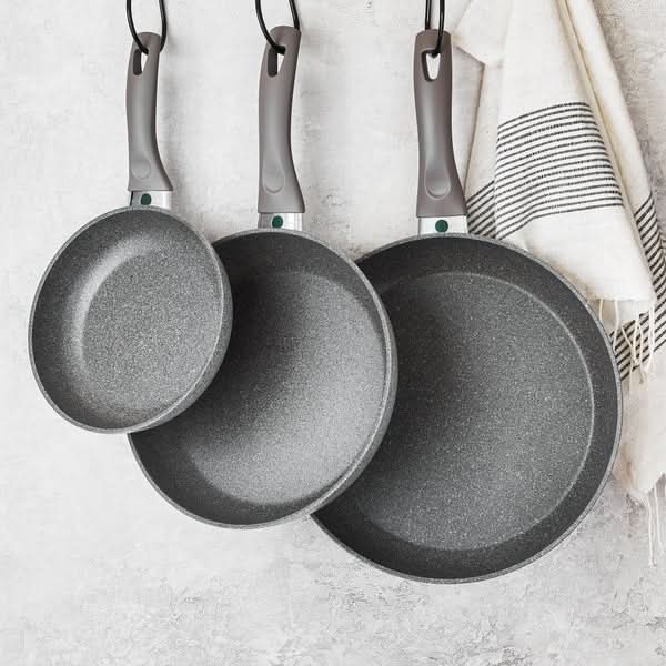 Ballarini Modena by Henckels Forged Aluminum 3-piece Fry Pan Set