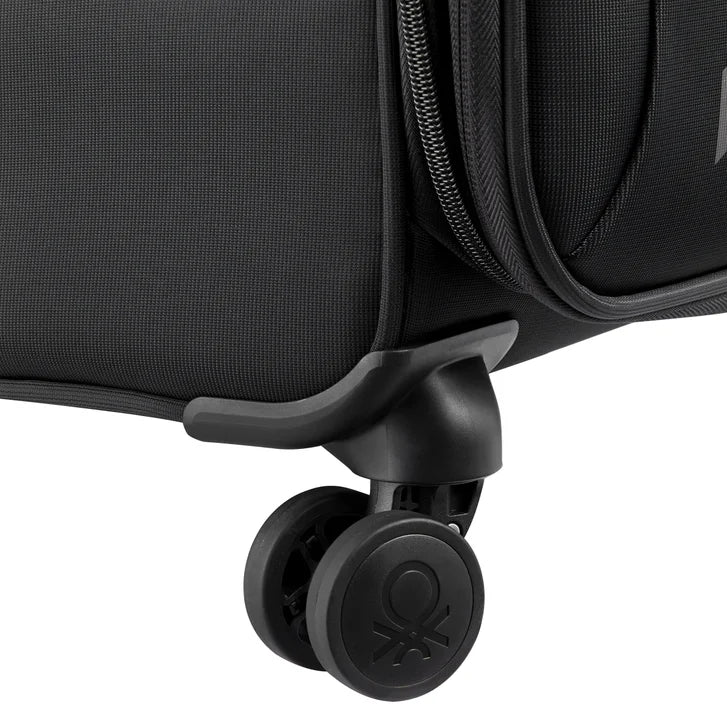 United Colors of Benetton X Delsey Paris Color Block 3-piece Softside Set