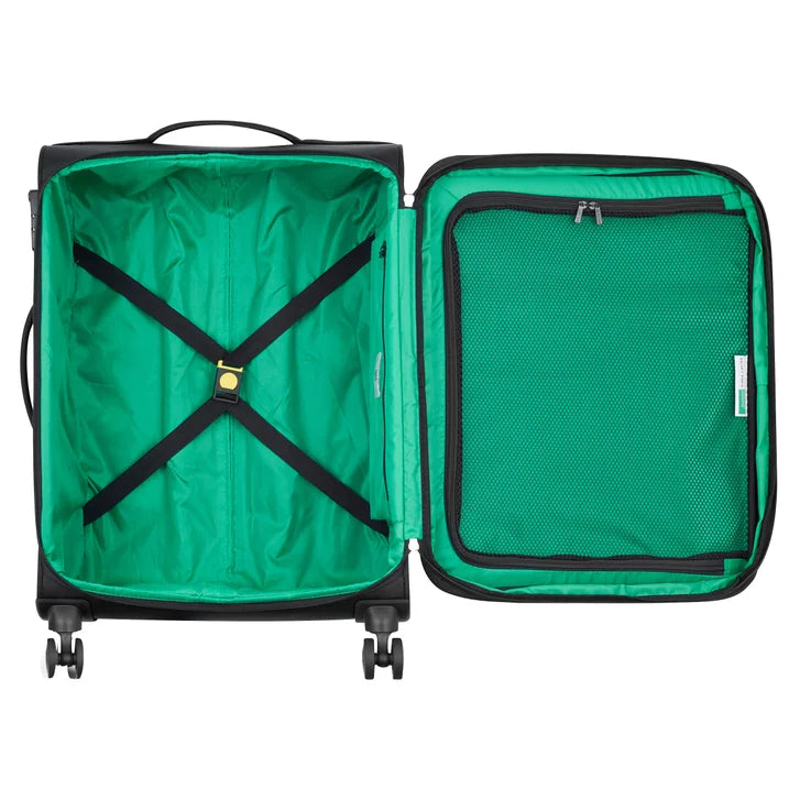 United Colors of Benetton X Delsey Paris Color Block 3-piece Softside Set