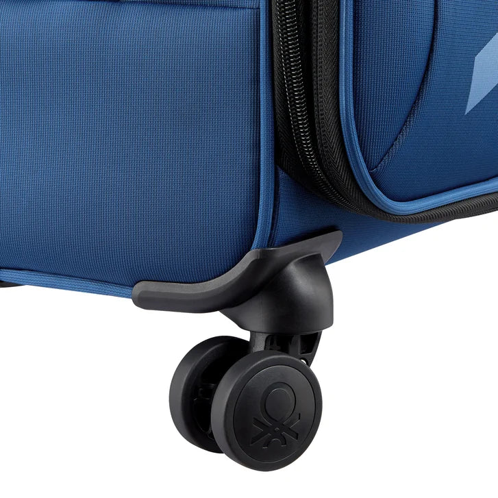 United Colors of Benetton X Delsey Paris Color Block 3-piece Softside Set