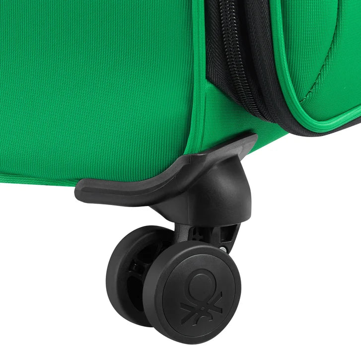 United Colors of Benetton X Delsey Paris Color Block 3-piece Softside Set