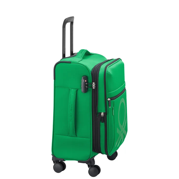 United Colors of Benetton X Delsey Paris Color Block 3-piece Softside Set