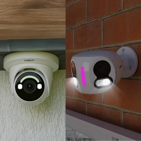 Lorex Classic 2TB NVR w/ 6x 4K+ Turret Cameras & 2x Dual Lens 4K Cameras