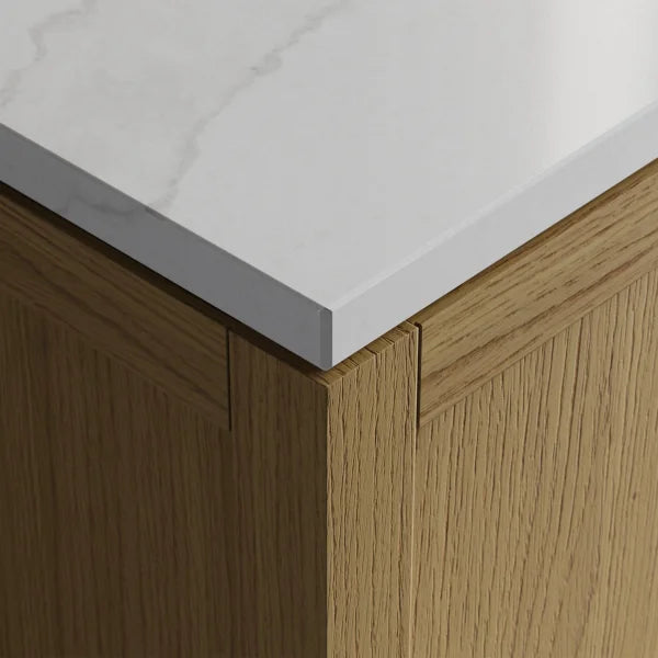 Kohler Solive Bathroom Vanity with Sink and Quartz Top in Oak