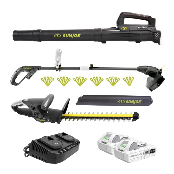 Sun Joe 24V Cordless IONMax Yard Kit
