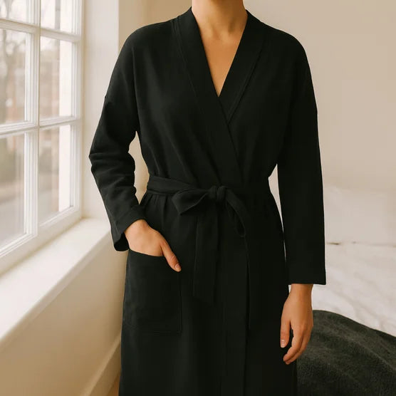 Pure Fiber Serenity Organic Cotton Kimono Robe