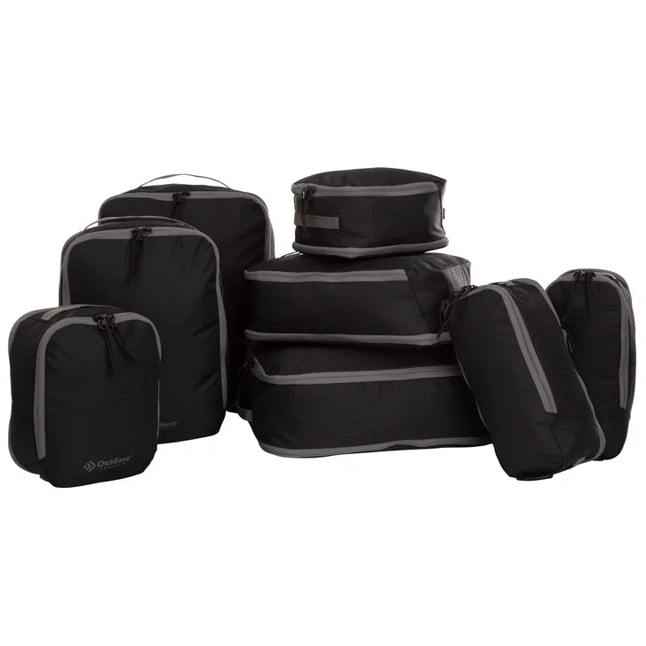 Outdoor Products Expandable Travel Packing Cubes, 8-piece Set