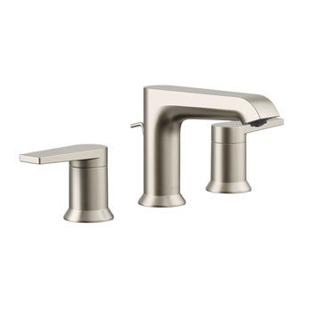 Kohler Hint widespread bathroom sink faucet in brushed nickel