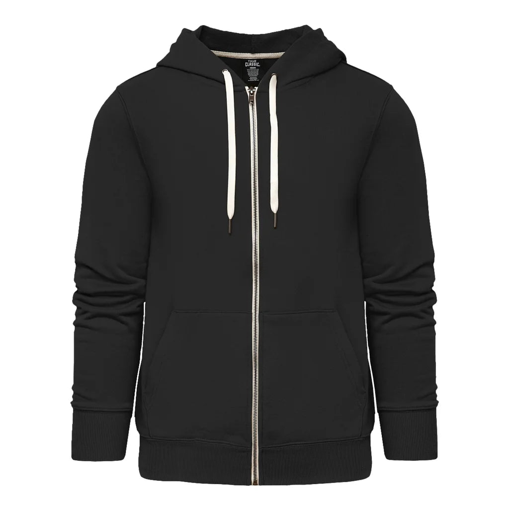True Classic Mens Fleece Full Zip