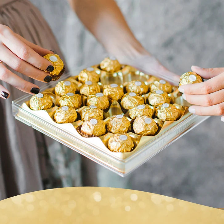 Ferrero Rocher, Milk Chocolate Hazelnut Candy, 1.3 oz, 3-count, 12-pack