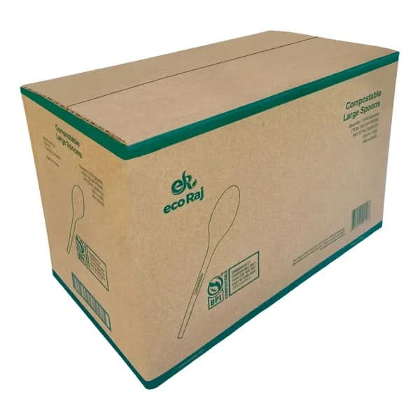 Eco Raj Compostable Spoon, 1,000-count