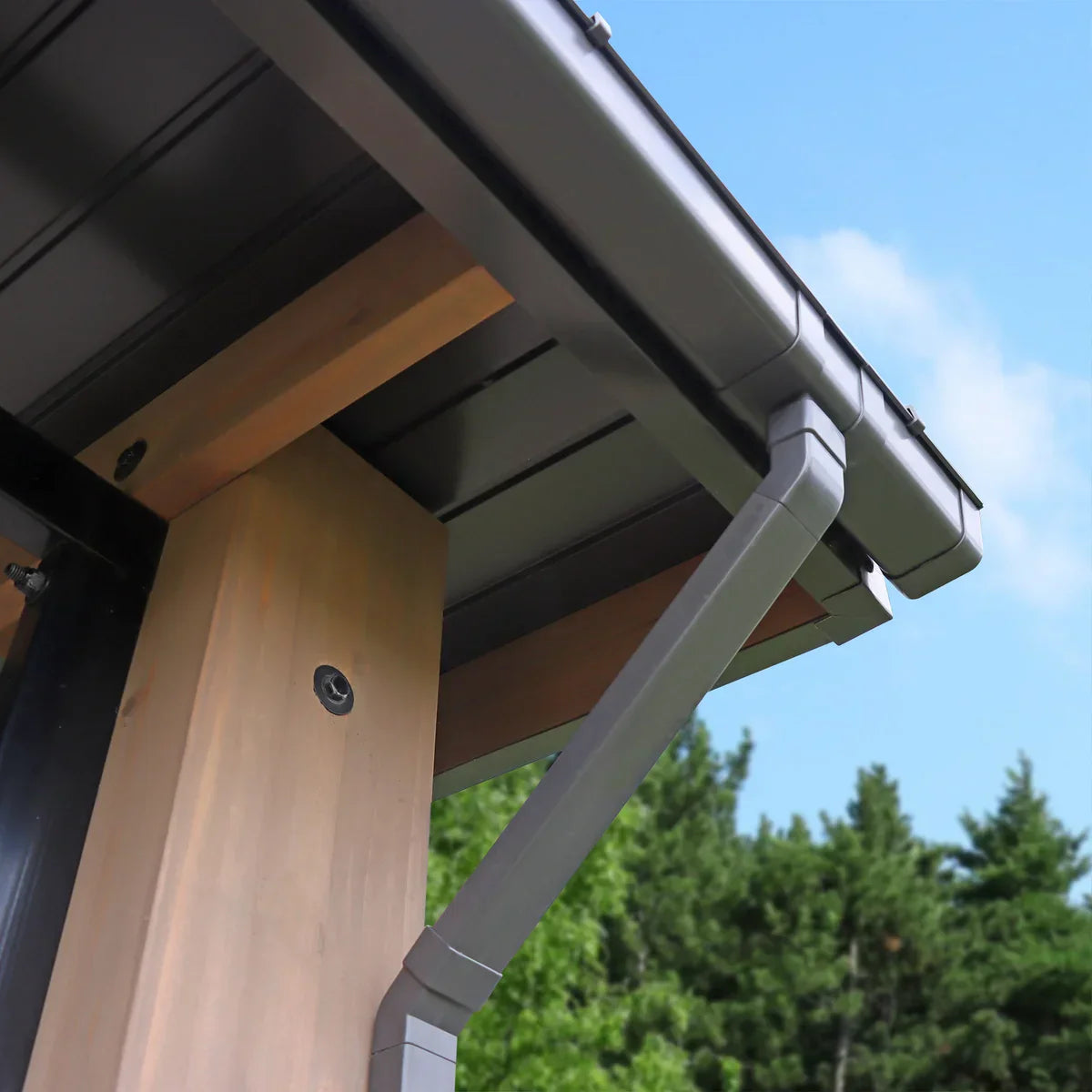 Rain Gutter Kit for 12 ft x 14 ft Contemporary Gazebo