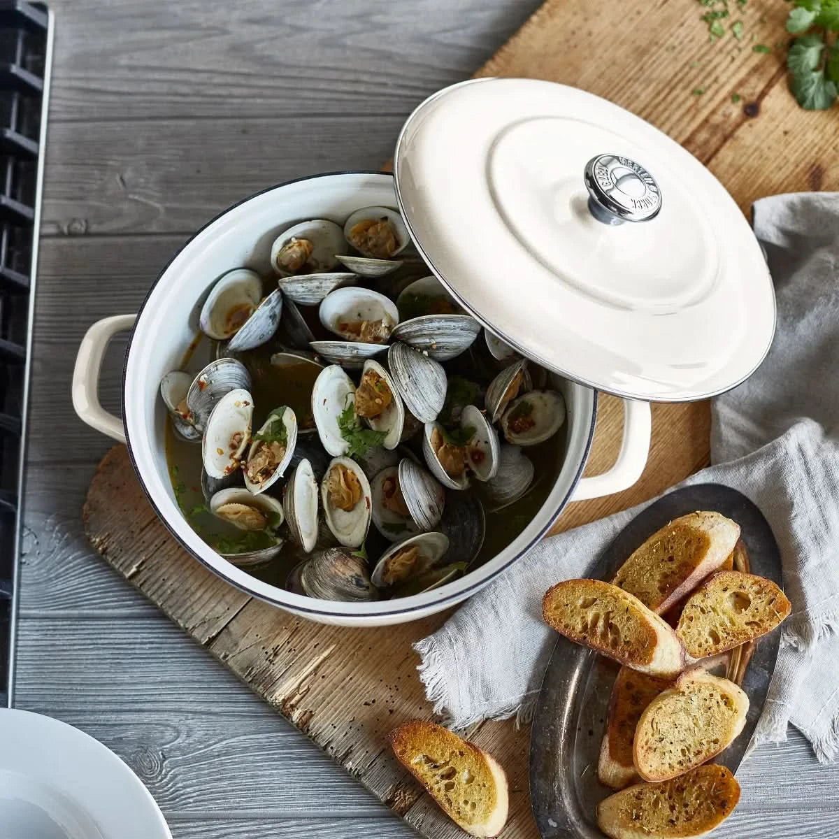 Merten & Storck 5.5-Quart Dutch Oven with Lid, 3.7-Quart Braiser with Lid, 2-pack