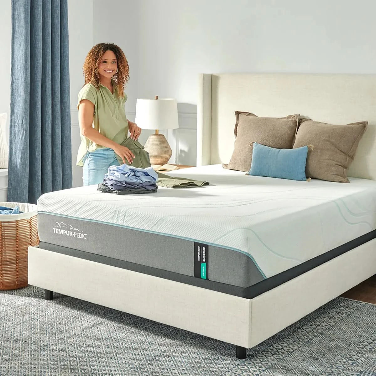 Tempur-Pedic Supreme 11.5” Medium or Firm Mattress with Ergo Adjustable Base