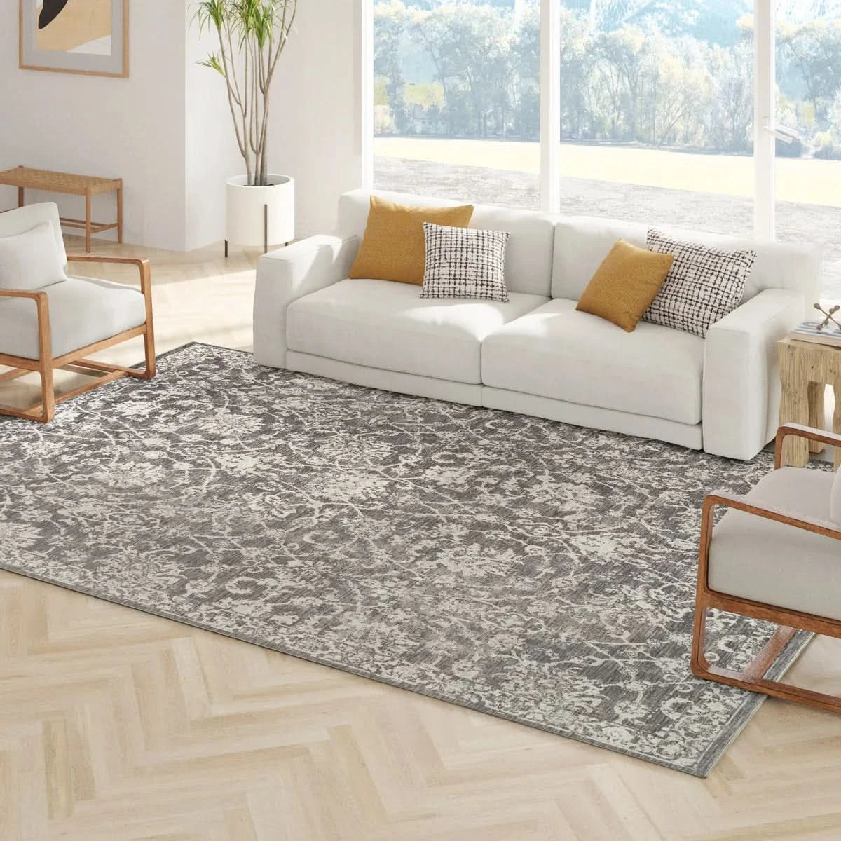Prima Area Rug Collection, Burton Gray