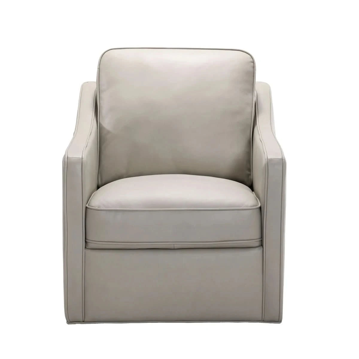 Concise Leather Swivel Chair