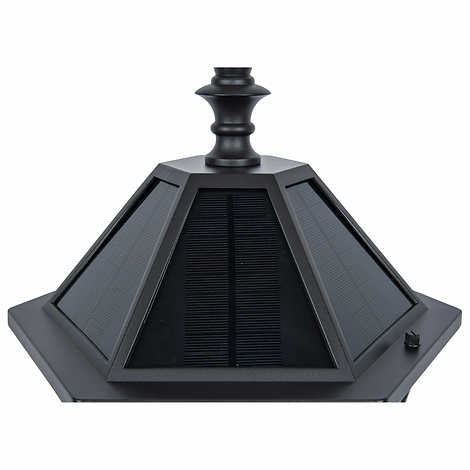 Lutec Outdoor LED Solar Post Light