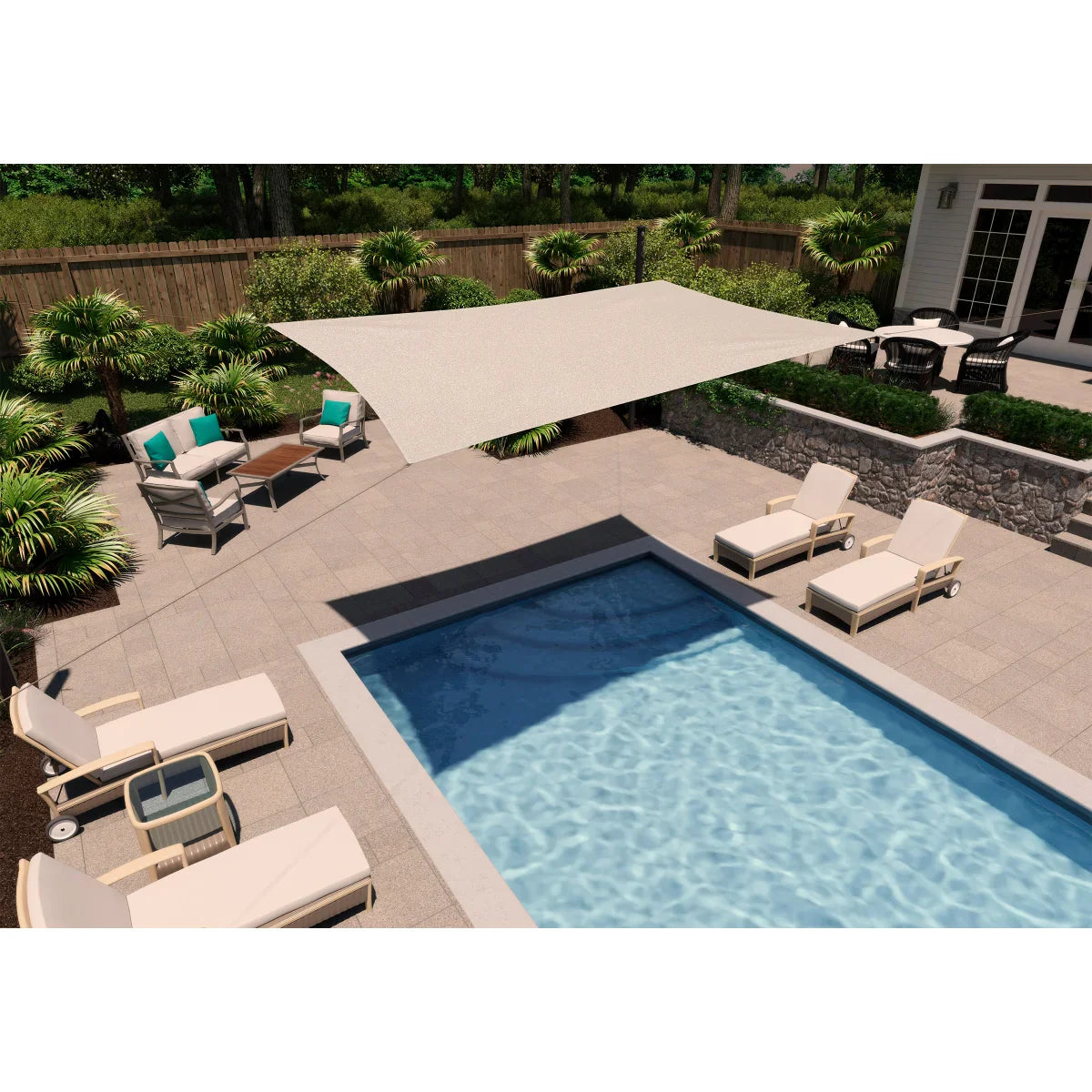 Coolaroo 13' x 7' Rectangle Shade Sail