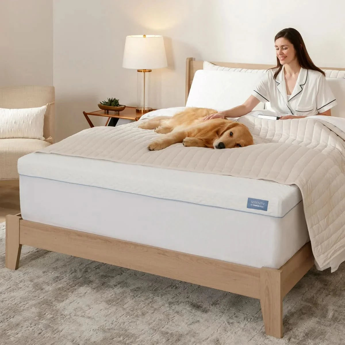 Serenity by Tempur-Pedic 3” Memory Foam Mattress Topper