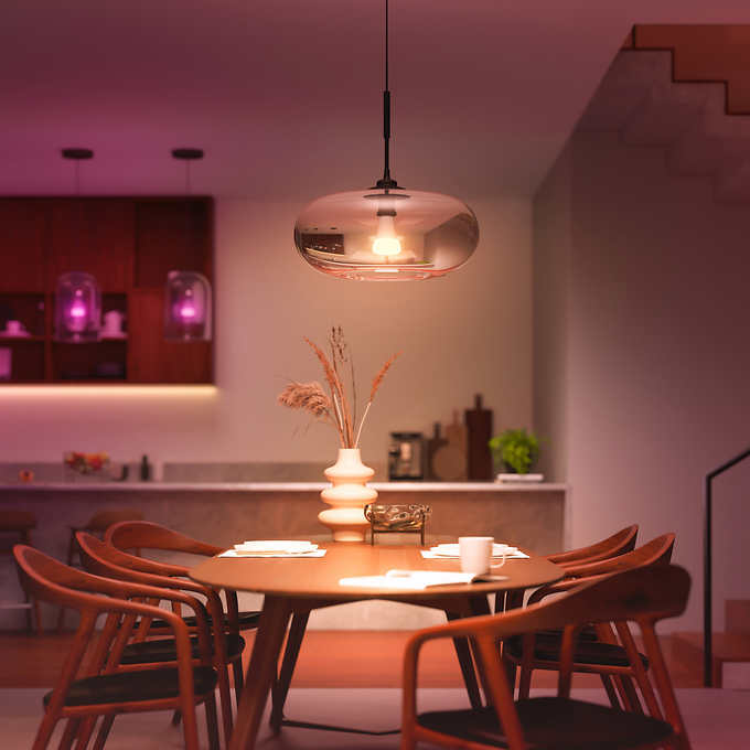 Philips Hue 100W White and Color Ambiance A21 LED Bulbs 2-pack