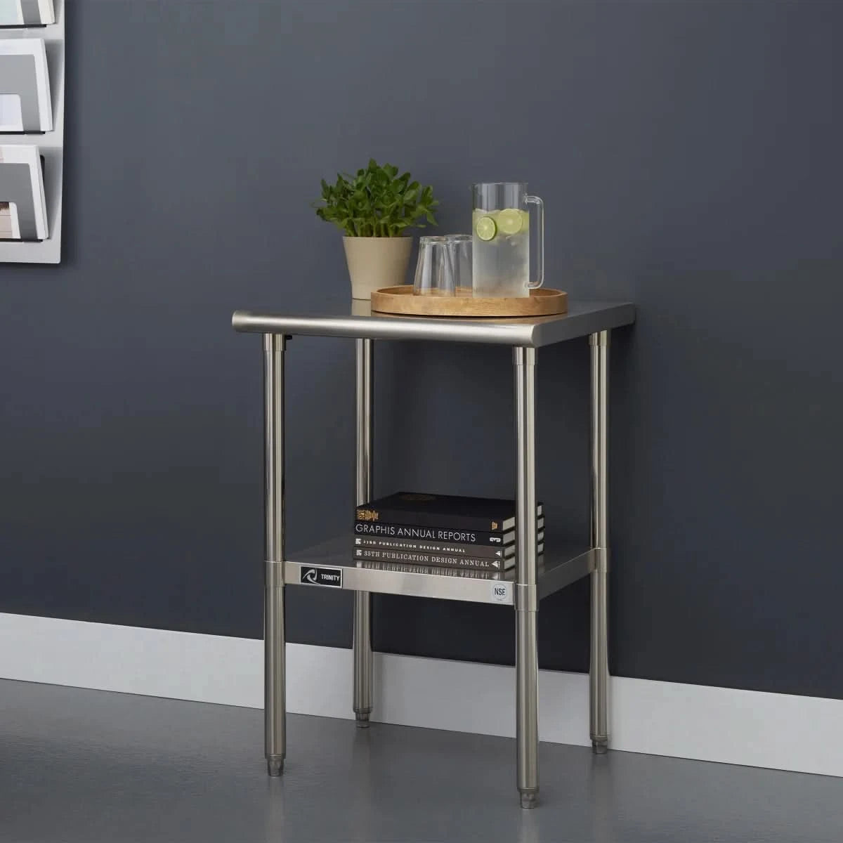 TRINITY EcoStorage Stainless Steel Table