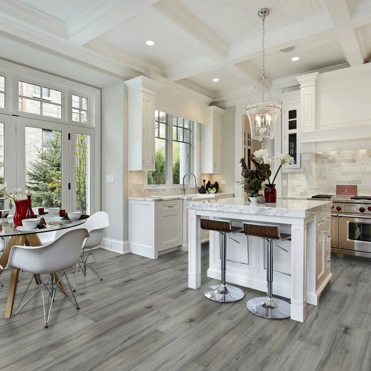 United Weavers Flooring Heirloom 9"x 48" Waterproof Luxury Vinyl Plank - 6 MM Thick with 20 Mil Wear Layer, 20.99 sq.ft/ctn