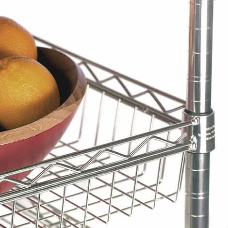 Seville Classics Stainless Steel Kitchen Cart