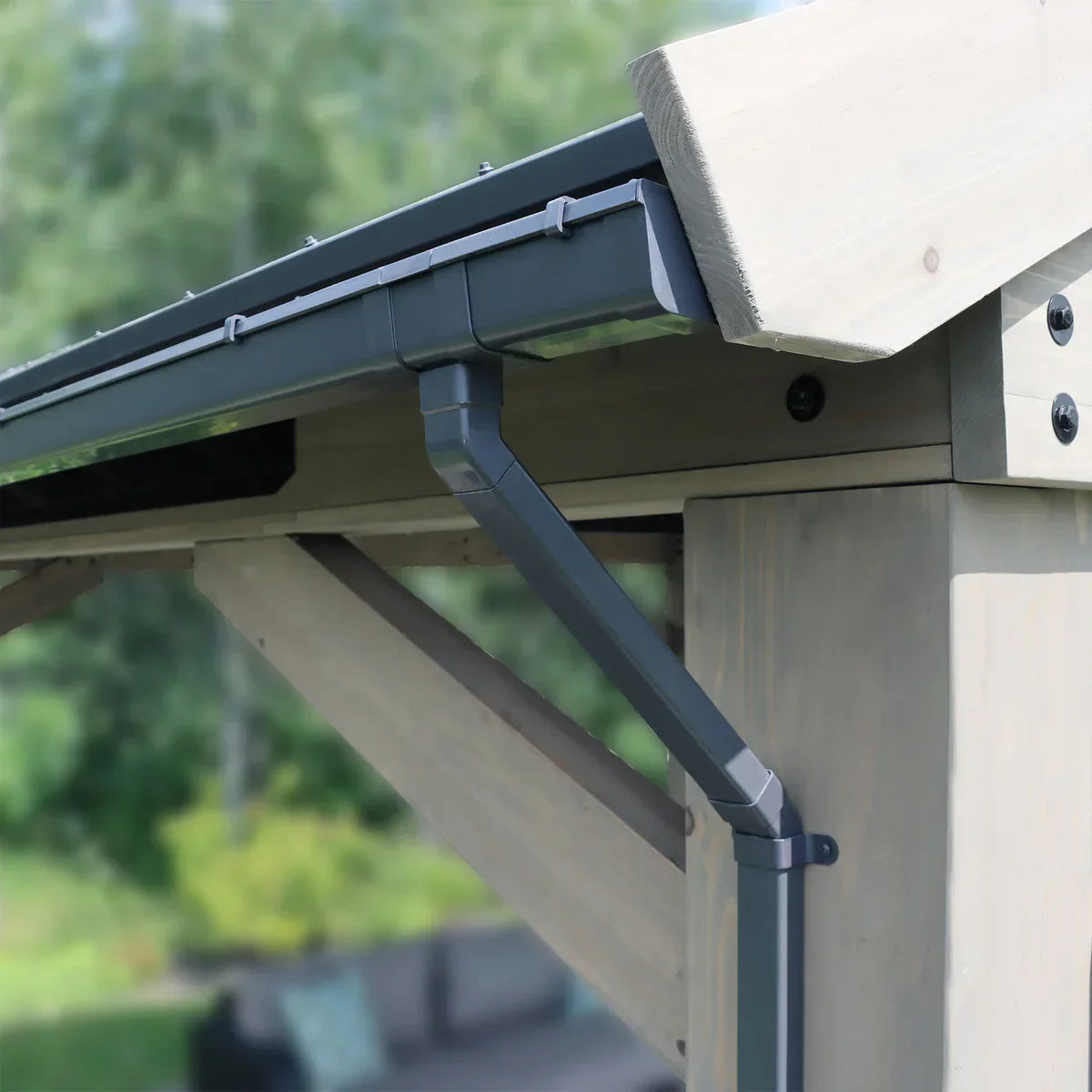 16' x 14' Timber Pavilion Rain Gutter Kit