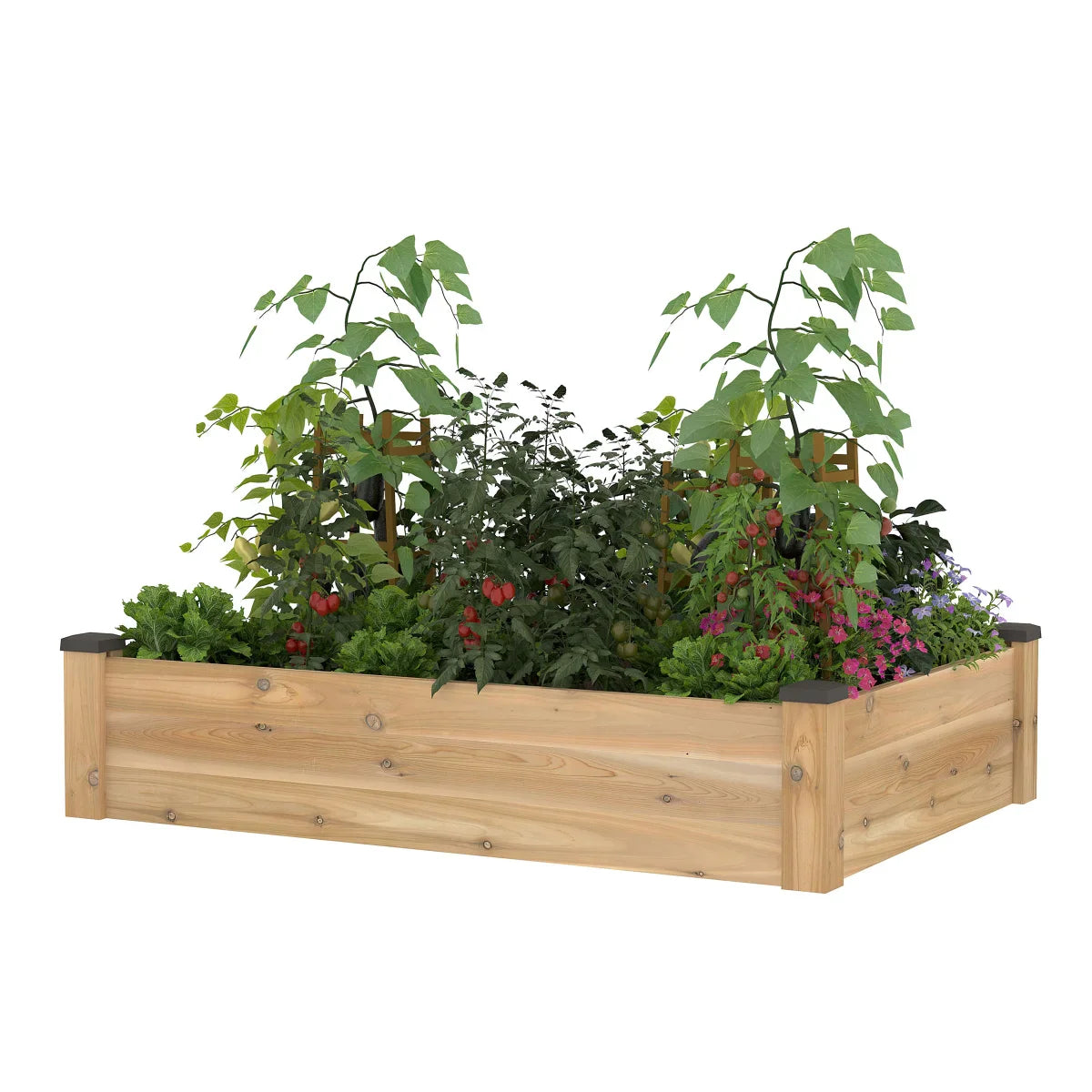 CedarCraft Raised Garden Bed 33 x 49 x 11”