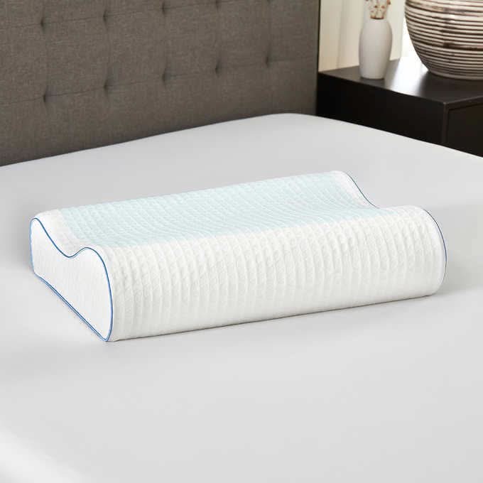 BodiPedic Cooling Gel Overlay Memory Foam Contour Bed Pillow