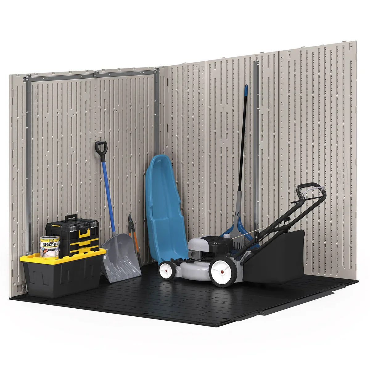 Suncast Modernist 8’x7’ Dual Barn Door Storage Shed