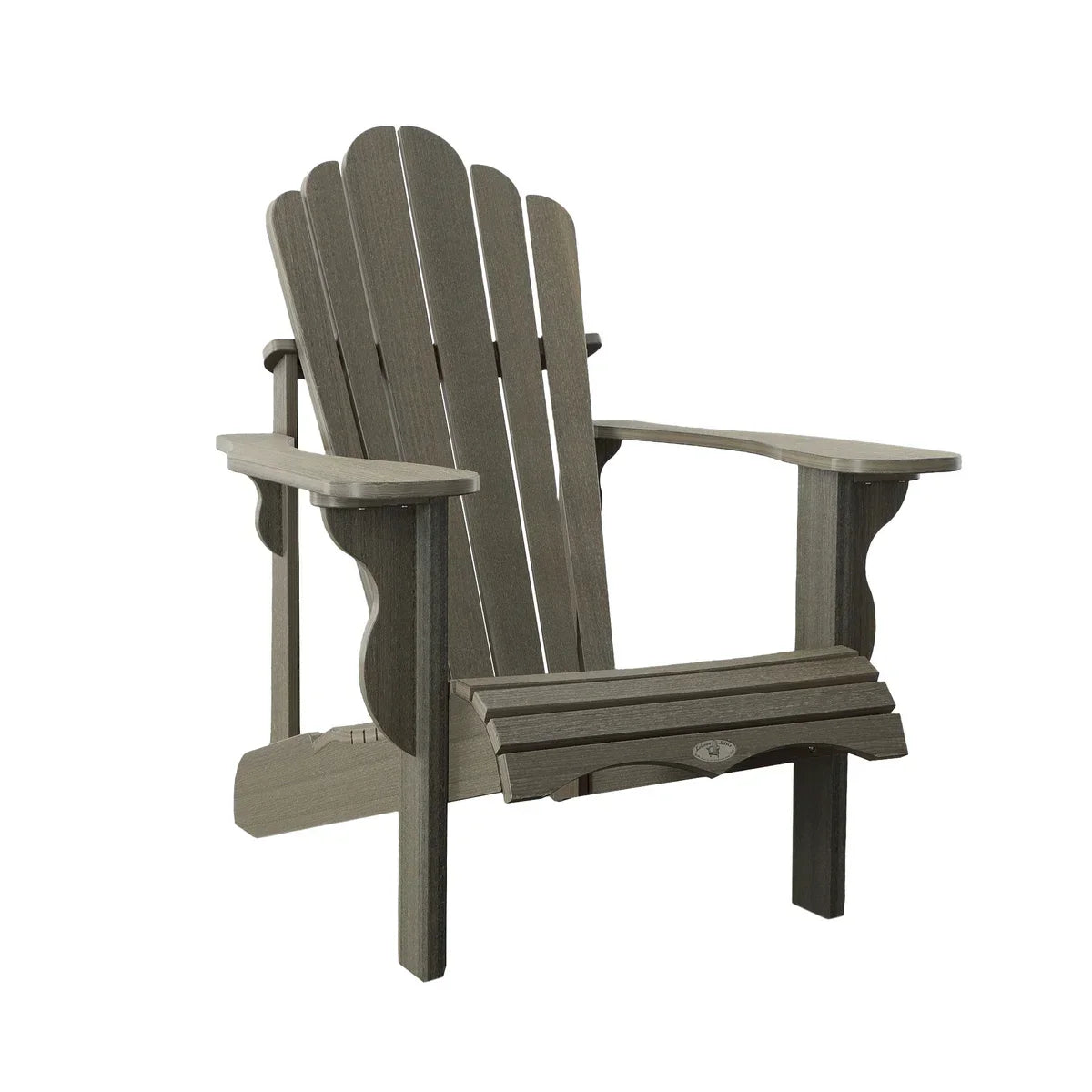 Leisure Line Classic Woodgrain Adirondack Chair by Tangent