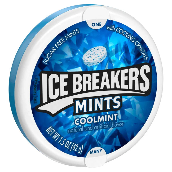 Ice Breakers Mints, Cool Mint, 1.5 oz, 8-count