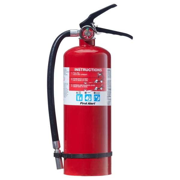 First Alert Rechargeable Heavy Duty Fire Extinguisher UL Rated 3-A:40-BC