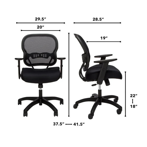HON Wave Mesh Mid-Back Chair