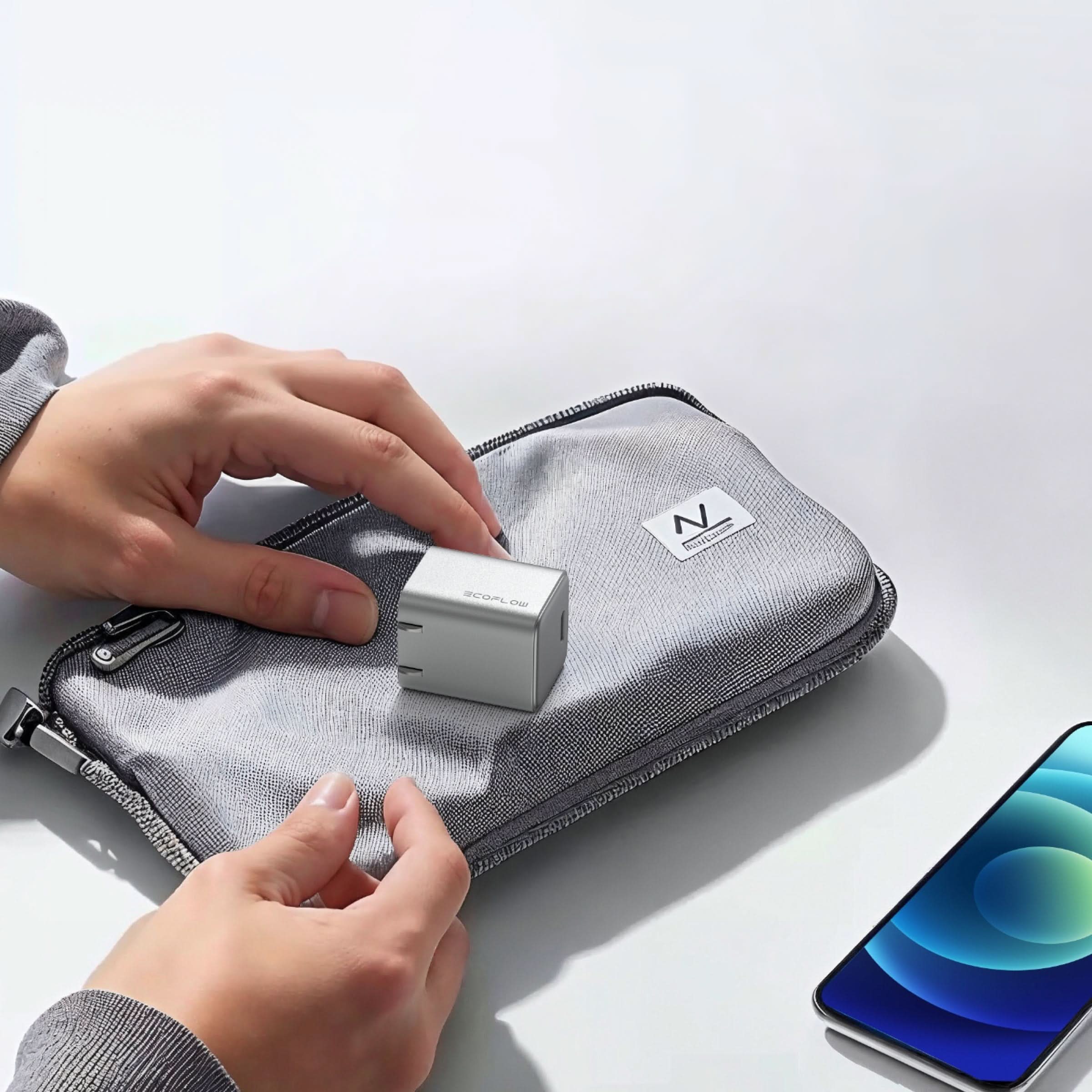 EcoFlow RAPID 30W GaN Wall Charger with 60W Cable - 2 pack