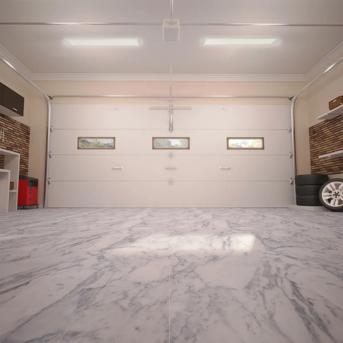 Artika Sunray 1'x4' Flat Panel LED Light, 2-pack