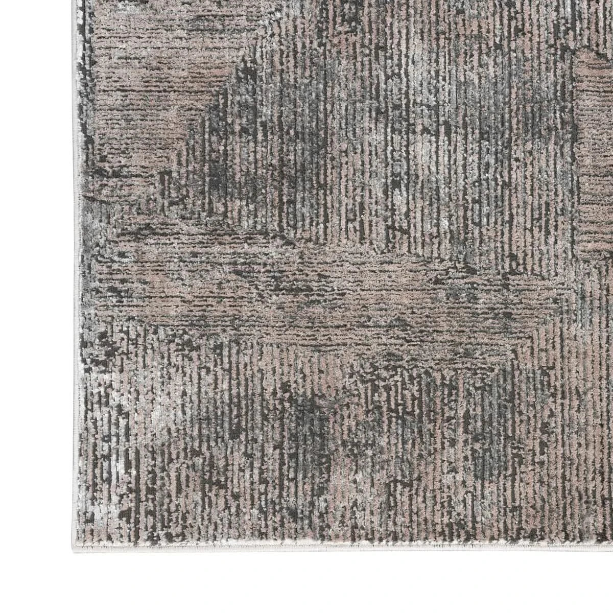 Calvin Klein Luminosity Black Ivory Area Rug, 7' 10" x 9' 10"