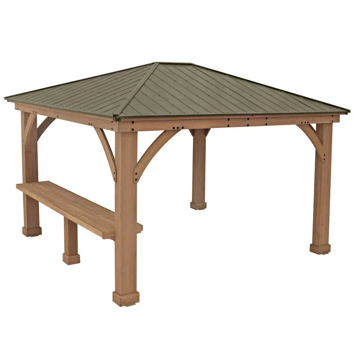 Yardistry 12' Gazebo Bar Counter
