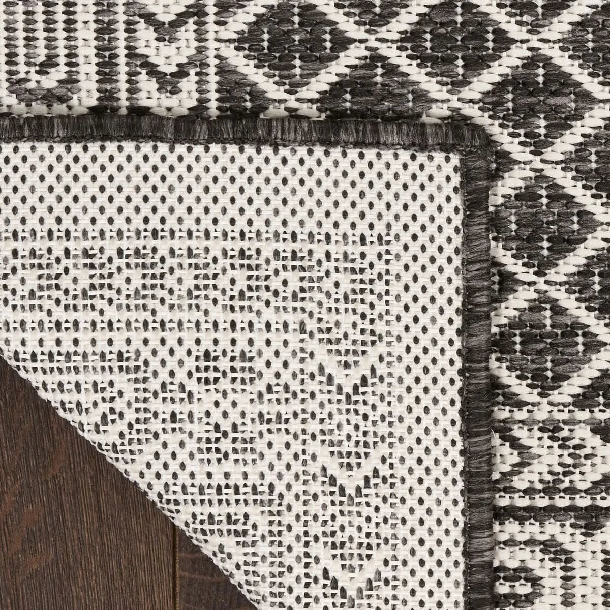 Nourison Garden Spring Indoor/Outdoor Rug Collection, Meadow Black