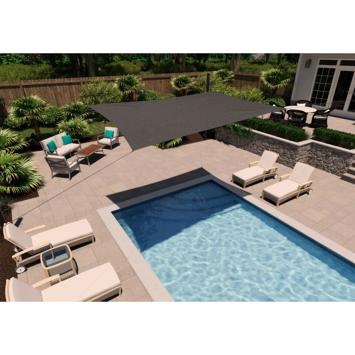 Coolaroo 13' x 7' Rectangle Shade Sail