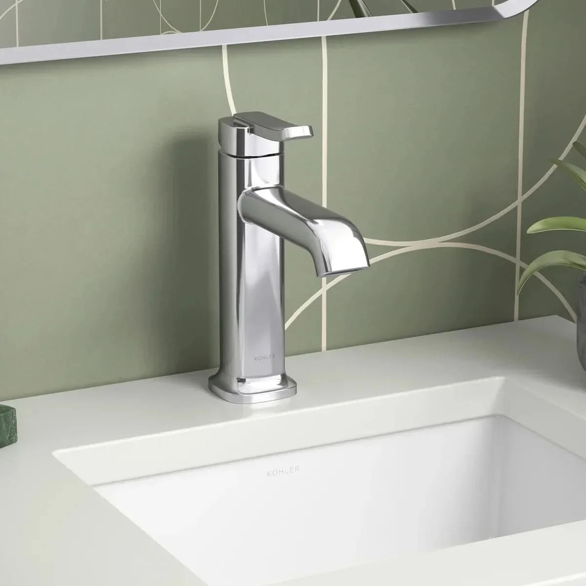 Cordate Single-handle Bathroom Faucet