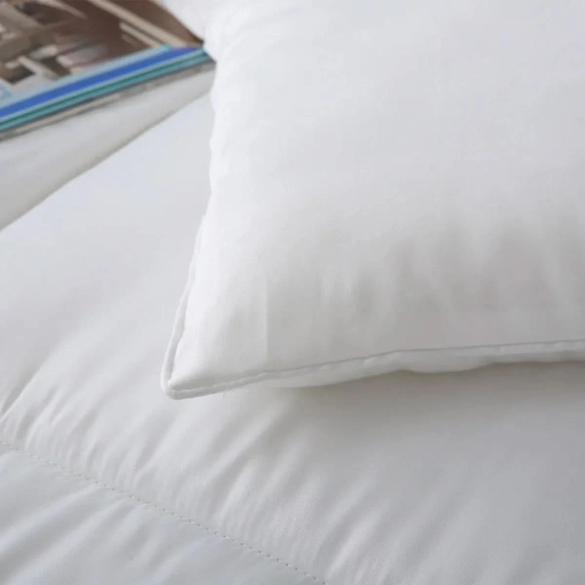 300 Thread Count 100% Viscose from Bamboo White Comforter