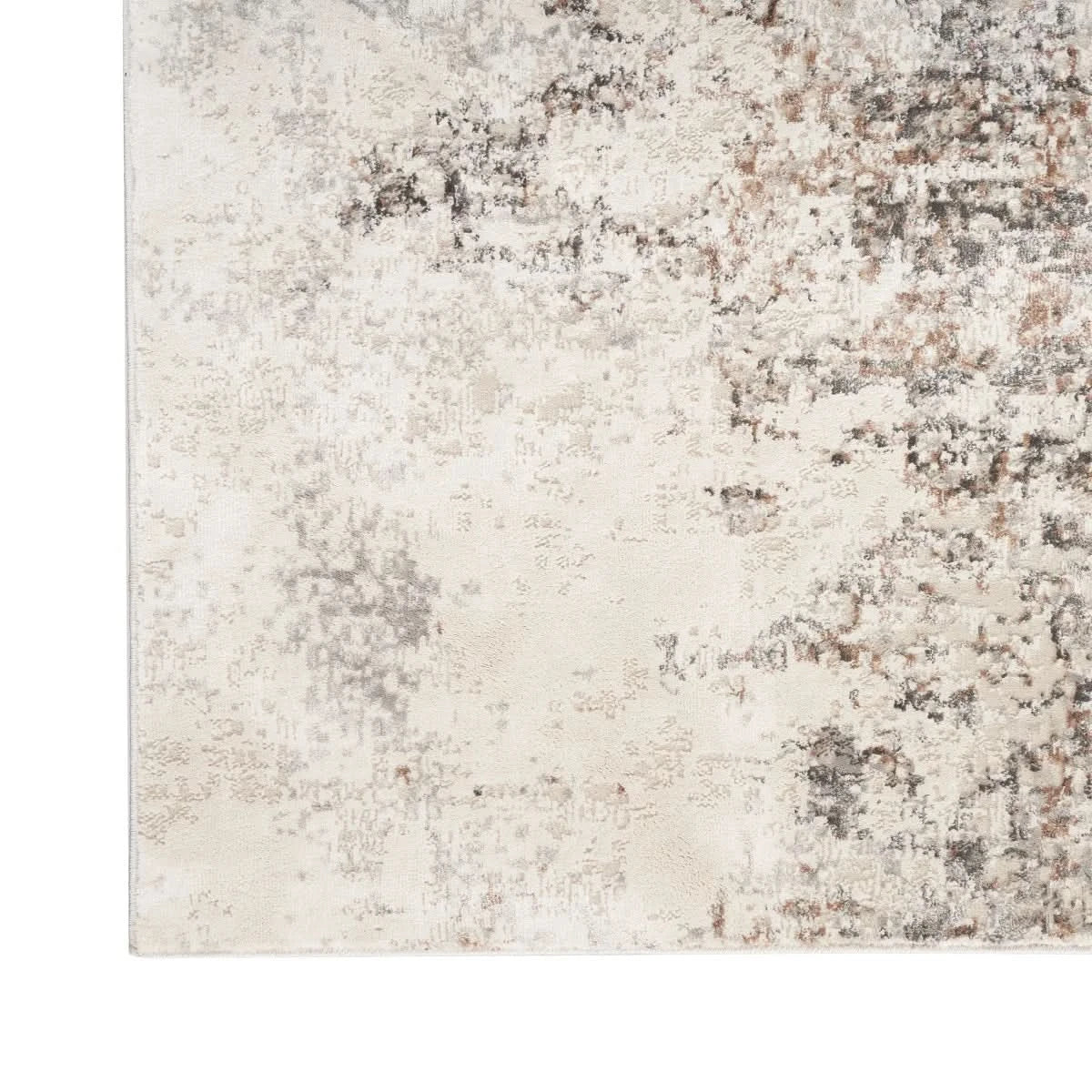 Calvin Klein Luminosity Ivory Gray Area Rug, 5' 3" x 7' 3"