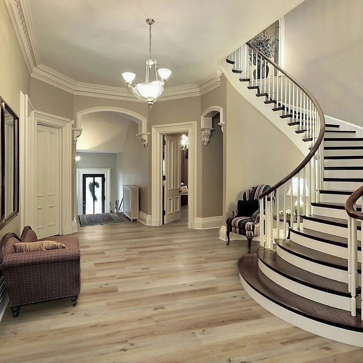 United Weavers Flooring Heirloom 9"x 48" Waterproof Luxury Vinyl Plank - 6 MM Thick with 20 Mil Wear Layer, 20.99 sq.ft/ctn