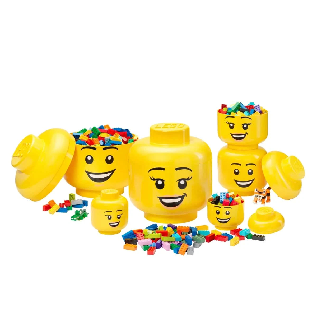 LEGO Storage Head Set, 6-pieces