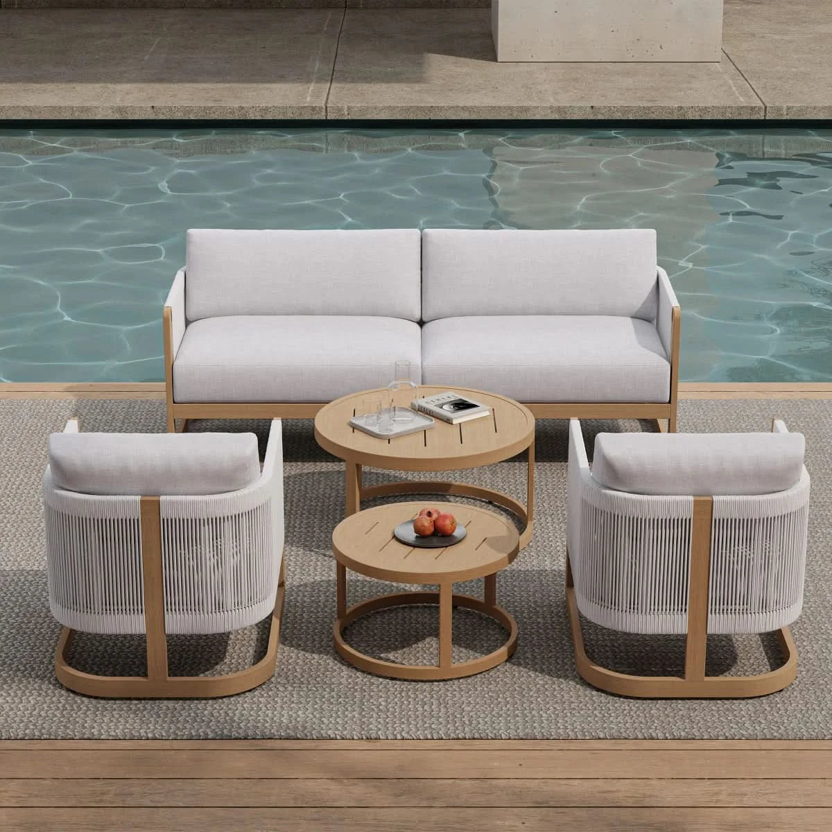 OTTA Outdoor Venice 5-piece Outdoor Seating Set
