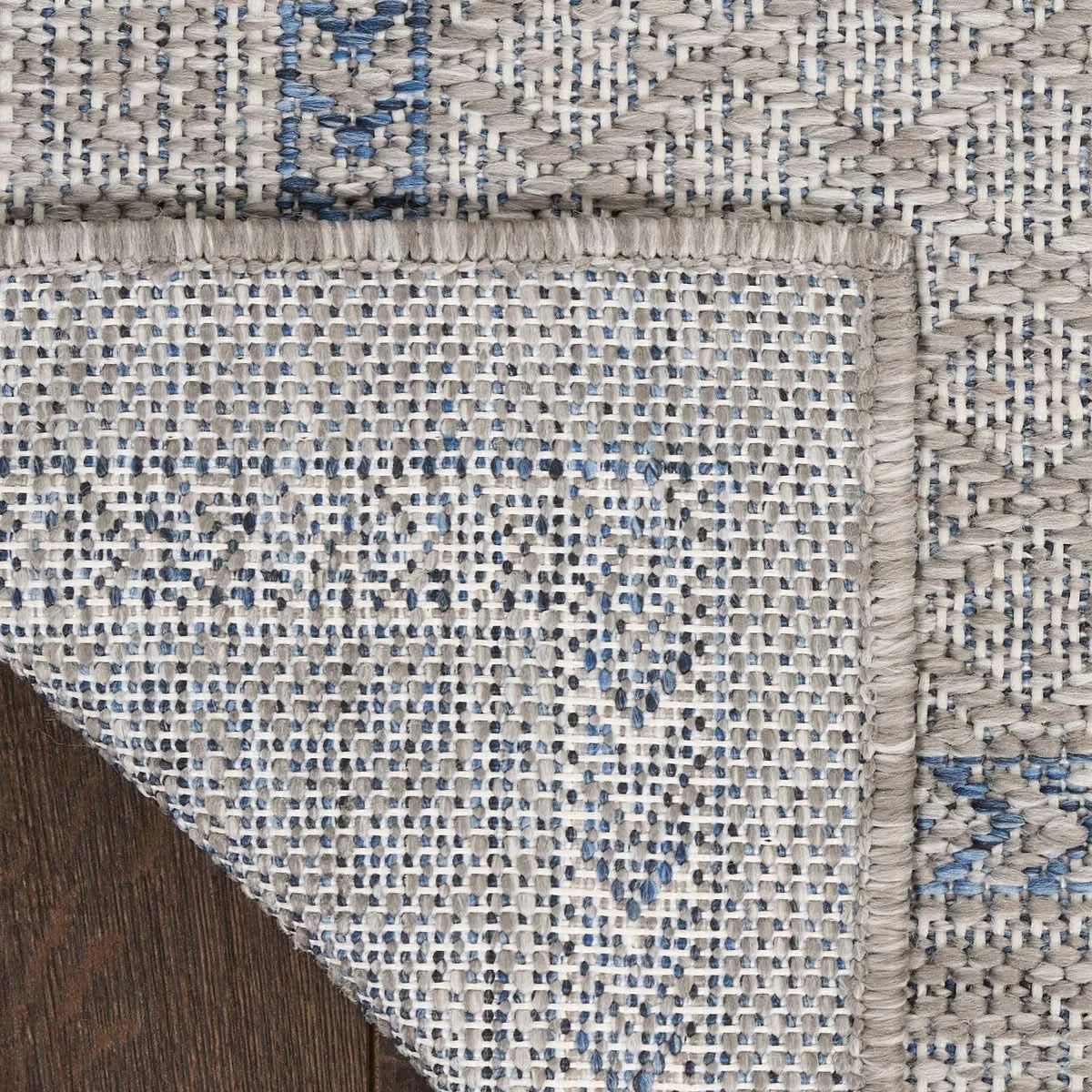 Nourison Garden Spring Indoor/Outdoor Rug Collection, Meadow Gray